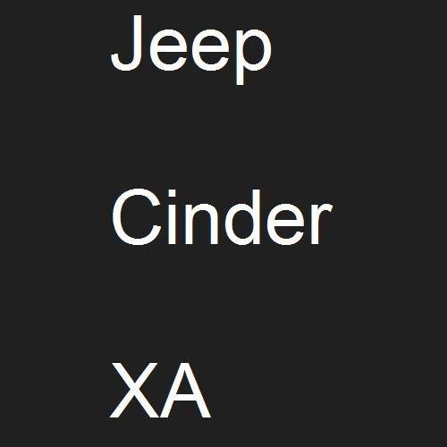 Jeep, Cinder, XA.