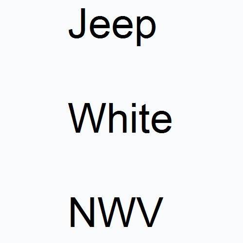 Jeep, White, NWV.