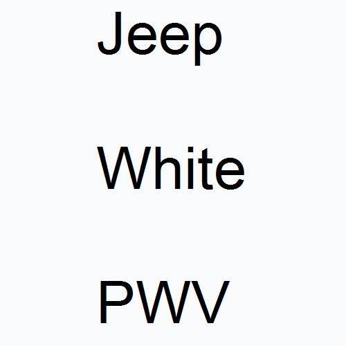 Jeep, White, PWV.