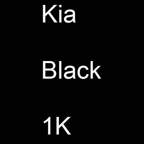 Kia, Black, 1K.