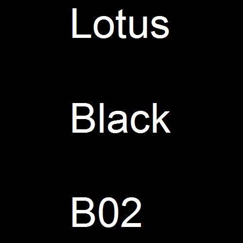 Lotus, Black, B02.