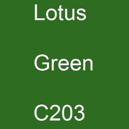 Lotus, Green, C203.