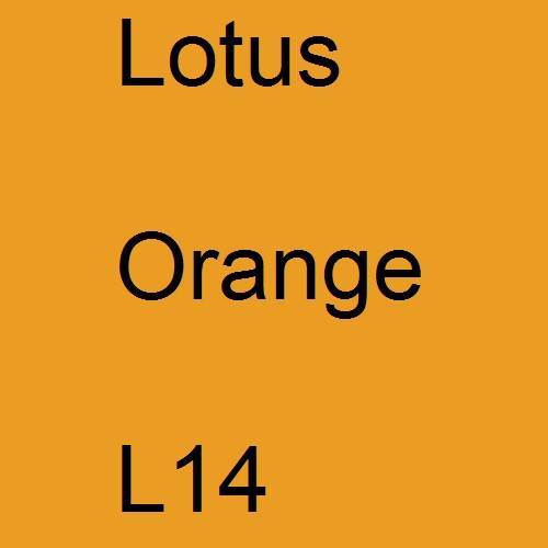 Lotus, Orange, L14.