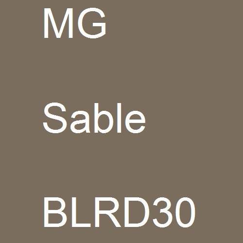 MG, Sable, BLRD30.