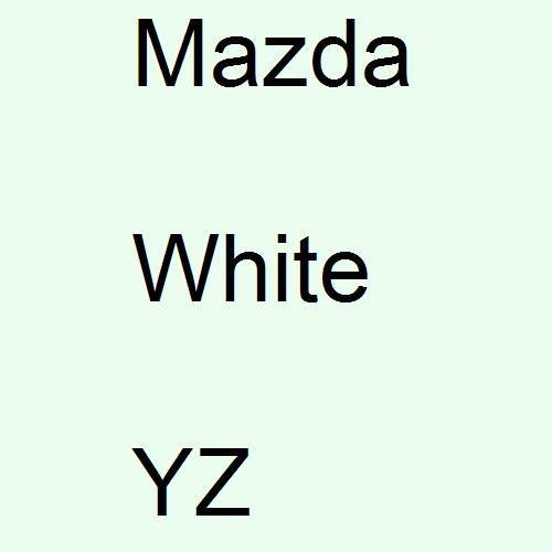 Mazda, White, YZ.