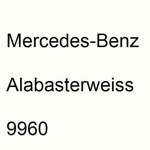 Mercedes-Benz, Alabasterweiss, 9960.