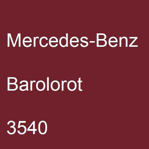 Mercedes-Benz, Barolorot, 3540.