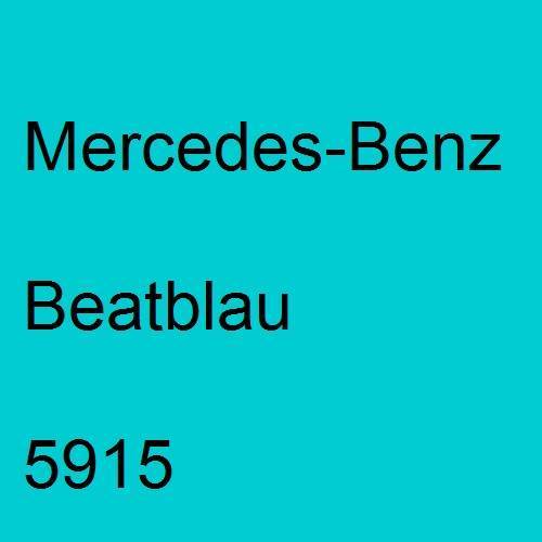 Mercedes-Benz, Beatblau, 5915.