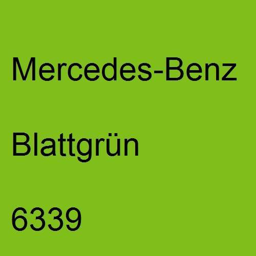 Mercedes-Benz, Blattgrün, 6339.