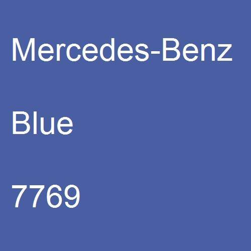 Mercedes-Benz, Blue, 7769.