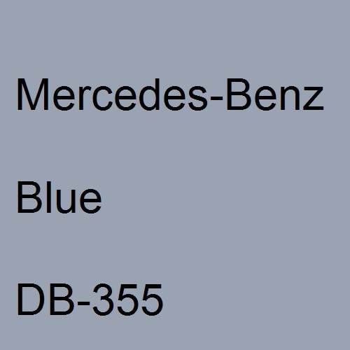 Mercedes-Benz, Blue, DB-355.