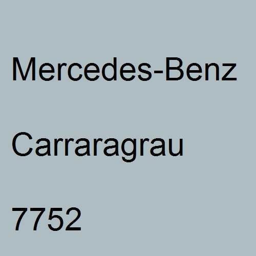 Mercedes-Benz, Carraragrau, 7752.