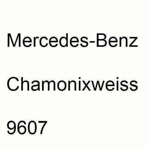 Mercedes-Benz, Chamonixweiss, 9607.