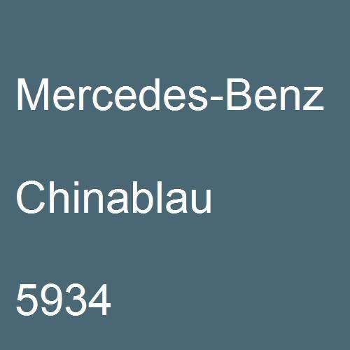 Mercedes-Benz, Chinablau, 5934.