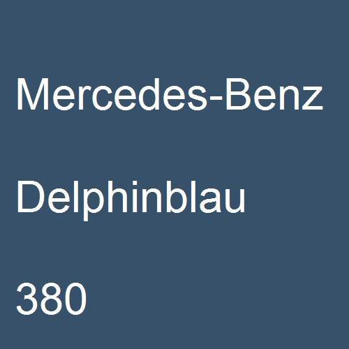 Mercedes-Benz, Delphinblau, 380.