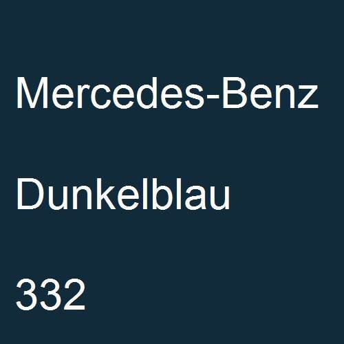 Mercedes-Benz, Dunkelblau, 332.