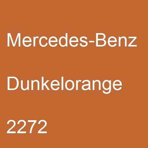 Mercedes-Benz, Dunkelorange, 2272.