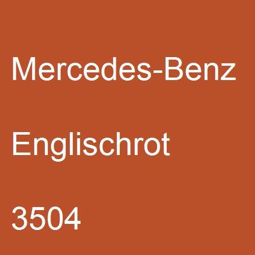 Mercedes-Benz, Englischrot, 3504.