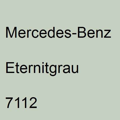 Mercedes-Benz, Eternitgrau, 7112.