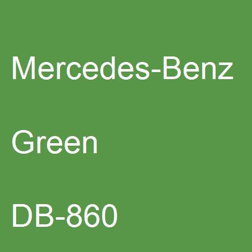 Mercedes-Benz, Green, DB-860.