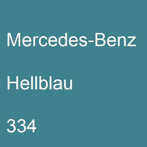 Mercedes-Benz, Hellblau, 334.