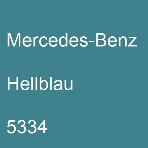 Mercedes-Benz, Hellblau, 5334.