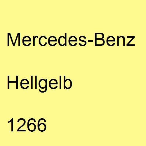 Mercedes-Benz, Hellgelb, 1266.