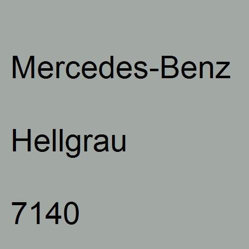 Mercedes-Benz, Hellgrau, 7140.