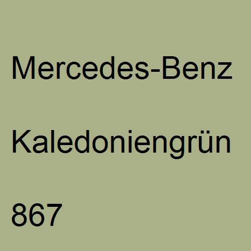 Mercedes-Benz, Kaledoniengrün, 867.