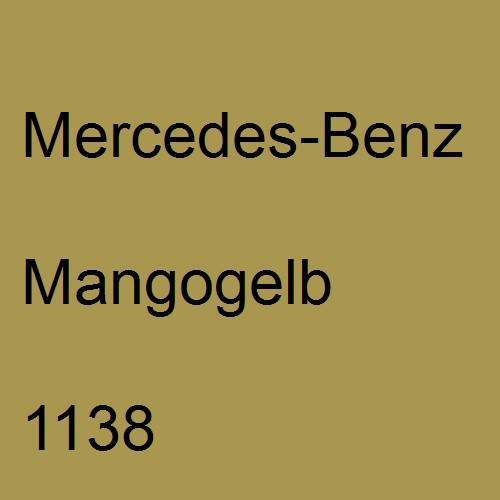 Mercedes-Benz, Mangogelb, 1138.