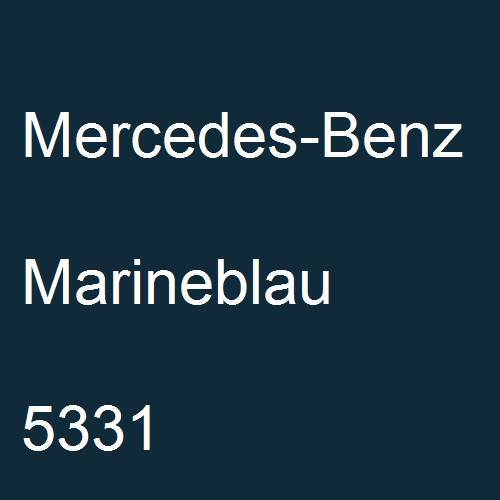 Mercedes-Benz, Marineblau, 5331.