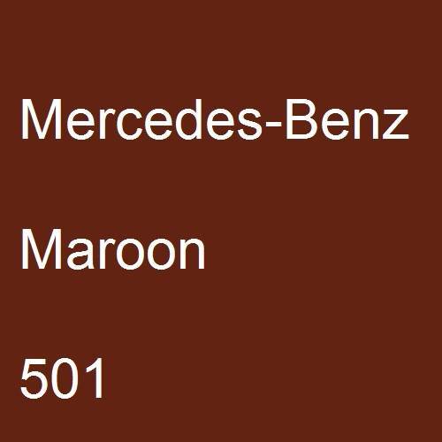 Mercedes-Benz, Maroon, 501.