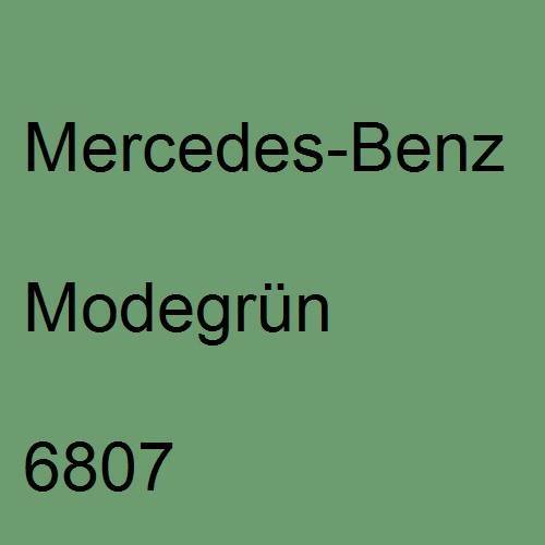 Mercedes-Benz, Modegrün, 6807.