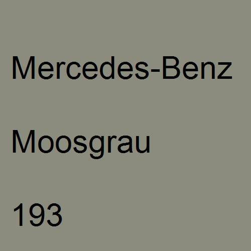 Mercedes-Benz, Moosgrau, 193.