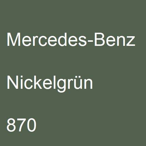 Mercedes-Benz, Nickelgrün, 870.