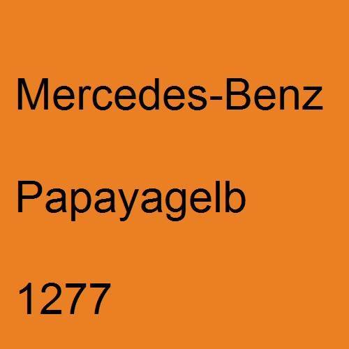 Mercedes-Benz, Papayagelb, 1277.