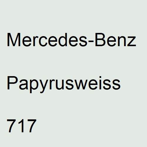 Mercedes-Benz, Papyrusweiss, 717.