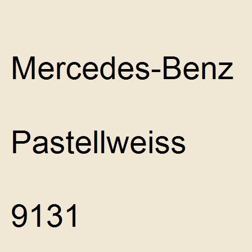 Mercedes-Benz, Pastellweiss, 9131.