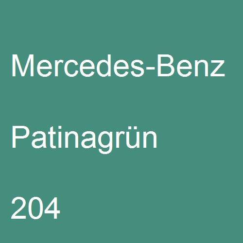 Mercedes-Benz, Patinagrün, 204.