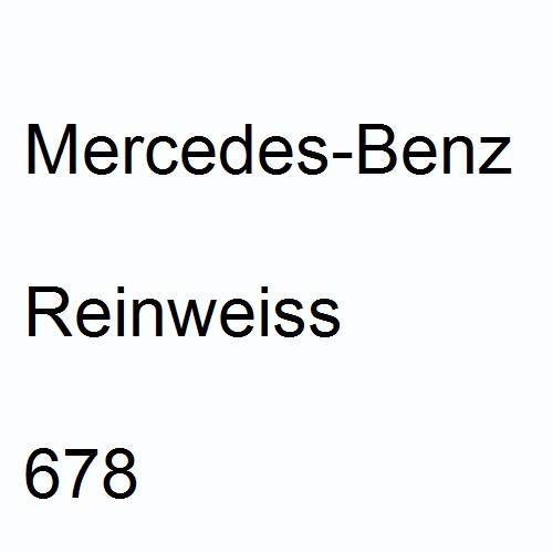 Mercedes-Benz, Reinweiss, 678.