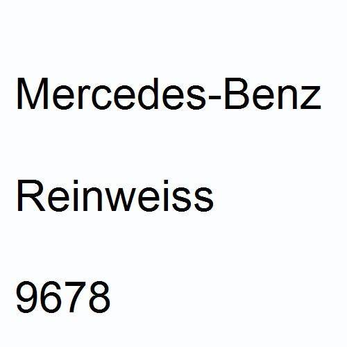 Mercedes-Benz, Reinweiss, 9678.