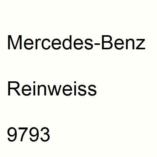 Mercedes-Benz, Reinweiss, 9793.