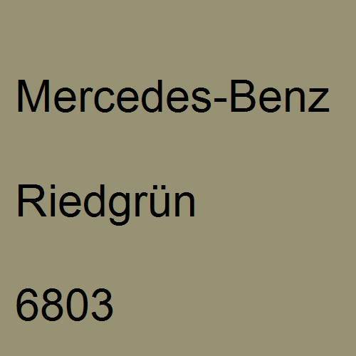 Mercedes-Benz, Riedgrün, 6803.