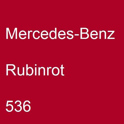 Mercedes-Benz, Rubinrot, 536.