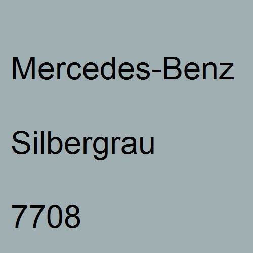 Mercedes-Benz, Silbergrau, 7708.