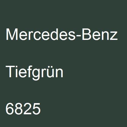 Mercedes-Benz, Tiefgrün, 6825.