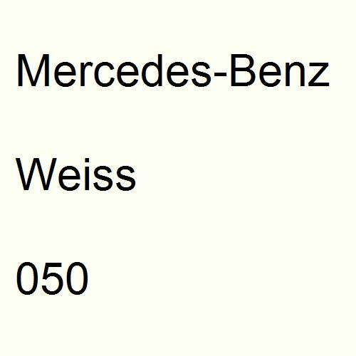 Mercedes-Benz, Weiss, 050.