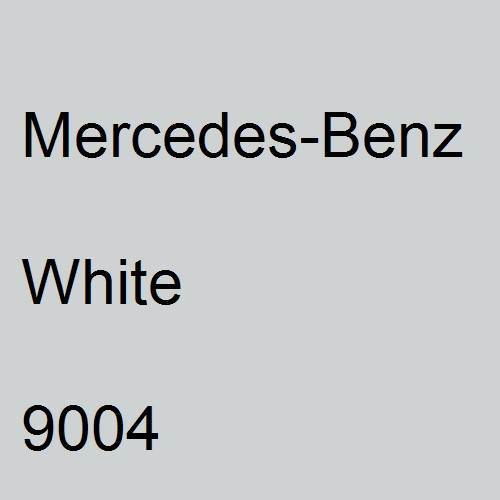 Mercedes-Benz, White, 9004.