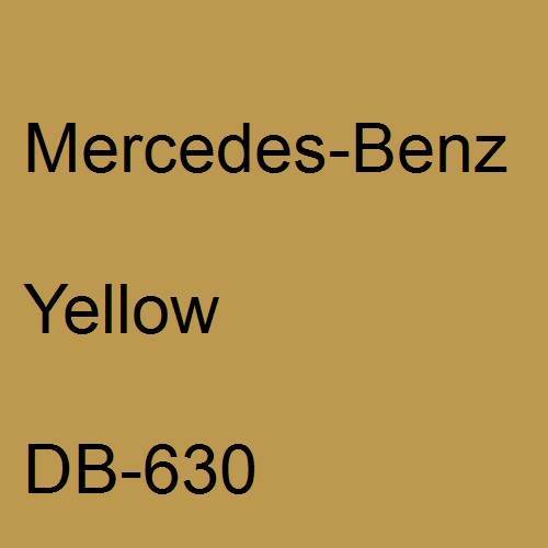 Mercedes-Benz, Yellow, DB-630.