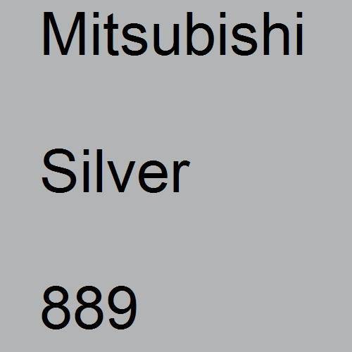 Mitsubishi, Silver, 889.